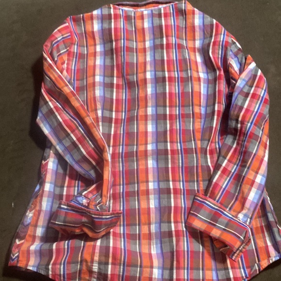 Tristan multi coloured button down shirt - Picture 2 of 5
